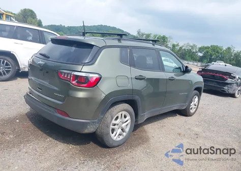 2018 Jeep Compass Sport Fwd from USA, damaged, VIN 3C4NJCAB0JT308889